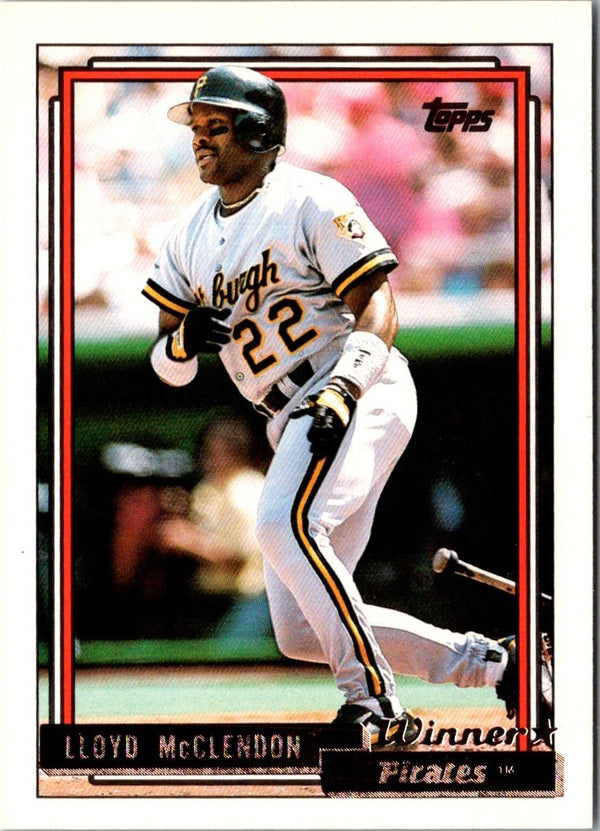 1992 Topps Lloyd McClendon #209