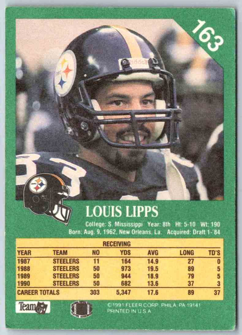 1991 Fleer Ultra Louis Lipps