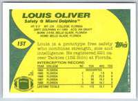 1989 Topps Louis Oliver #15T
