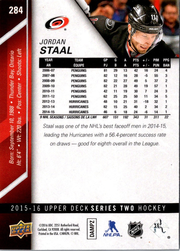 2015 Upper Deck Jordan Staal