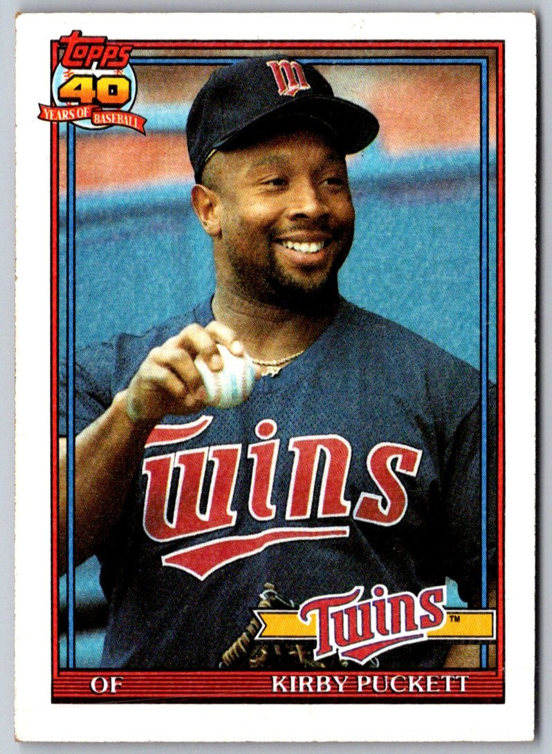 1991 Topps Kirby Puckett