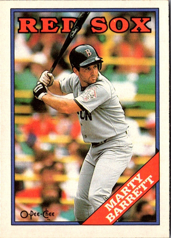 1988 O-Pee-Chee Marty Barrett #338