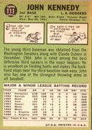 1967 Topps John Kennedy