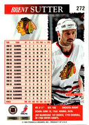 1995 Score Black Ice Brent Sutter