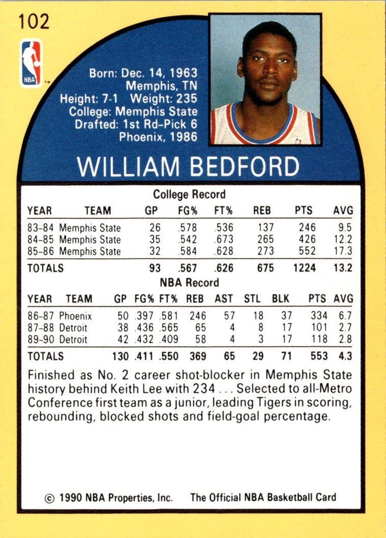 1990 Hoops William Bedford
