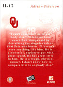 2007 Press Pass SE Insider Insight Adrian Peterson