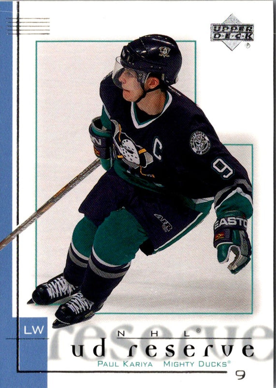 2000 UD Reserve Paul Kariya #1