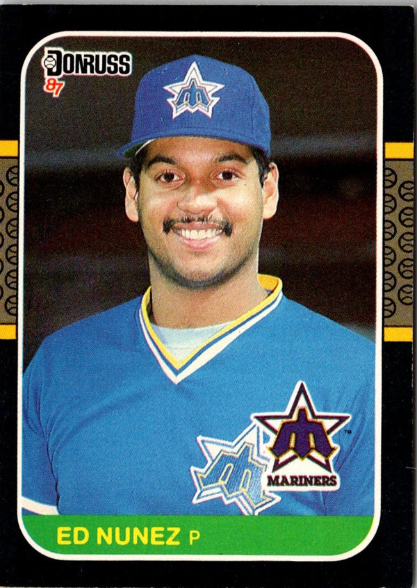 1987 Donruss Ed Nunez #243