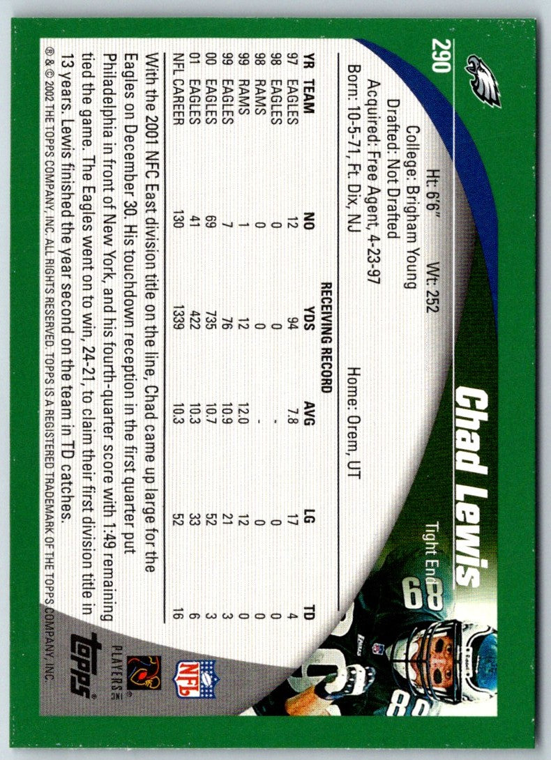 2002 Topps Chad Lewis
