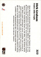1991 Pro Set Dirk Graham #323