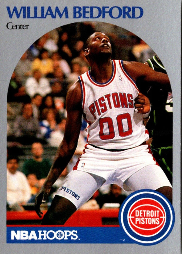 1990 Hoops William Bedford #102 Rookie