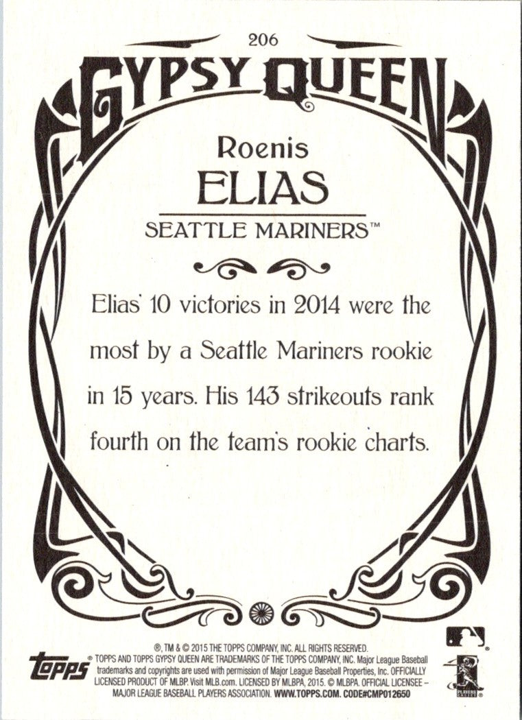 2015 Topps Gypsy Queen Roenis Elias