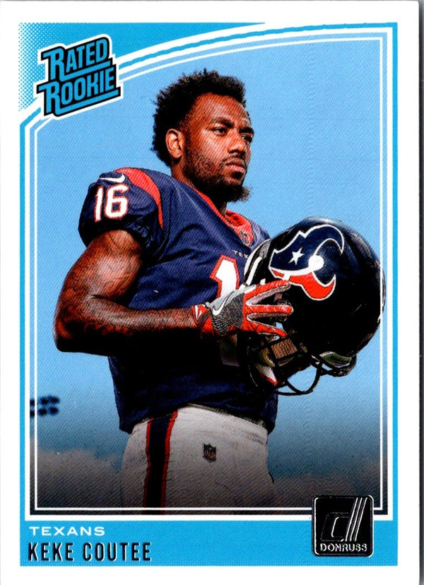 2018 Donruss Keke Coutee #326 Rookie
