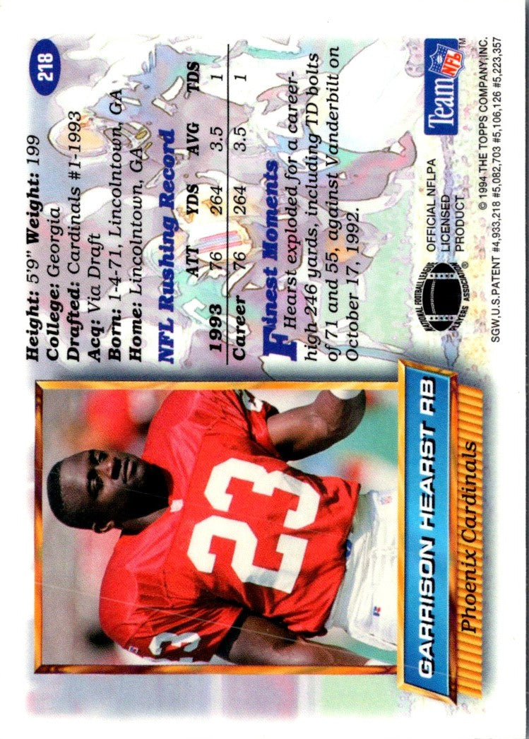 1994 Finest Garrison Hearst