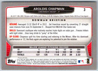 2014 Bowman Aroldis Chapman #3