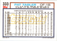 1992 Topps Pat Tabler #333