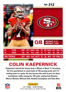 2017 Score Colin Kaepernick