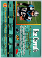 1997 Stadium Club Rae Carruth #339 Rookie