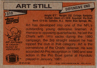 1981 Topps Art Still #310 Rookie NM-MT