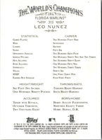 2011 Topps Allen & Ginter Leo Nunez #313