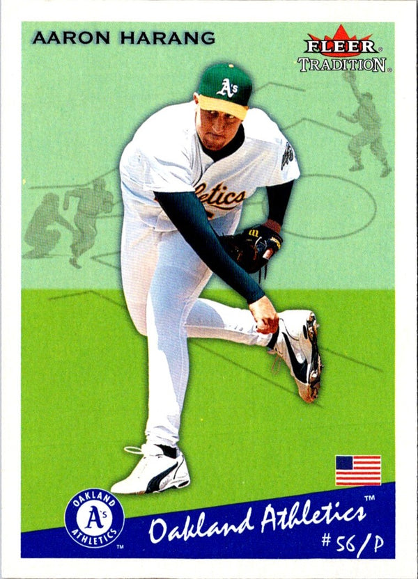 2002 Fleer Tradition Update Aaron Harang #U203