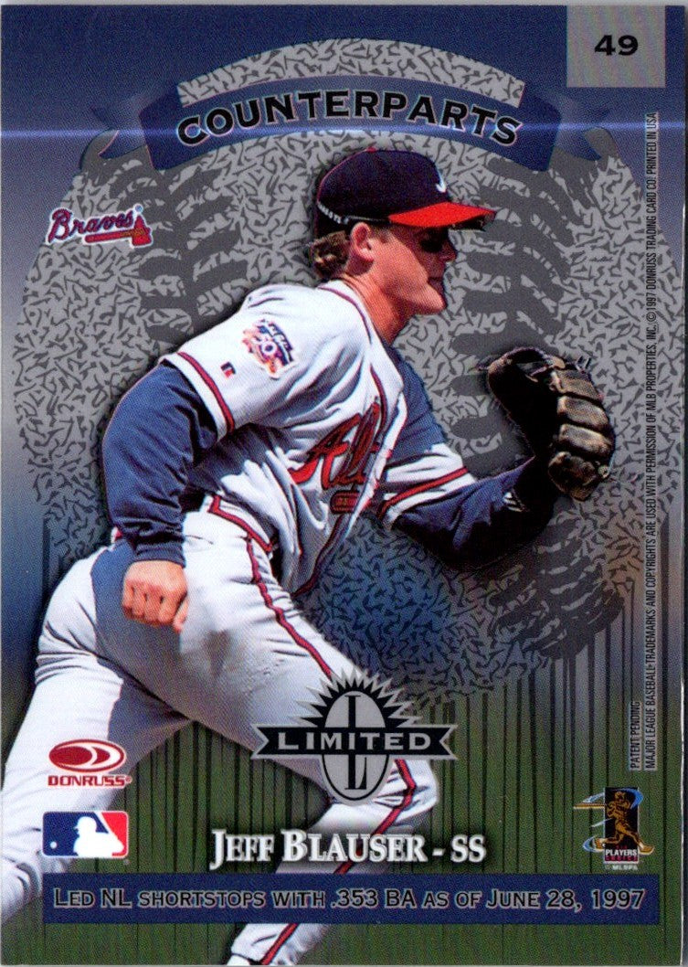 1997 Donruss Limited Pokey Reese/Jeff Blauser