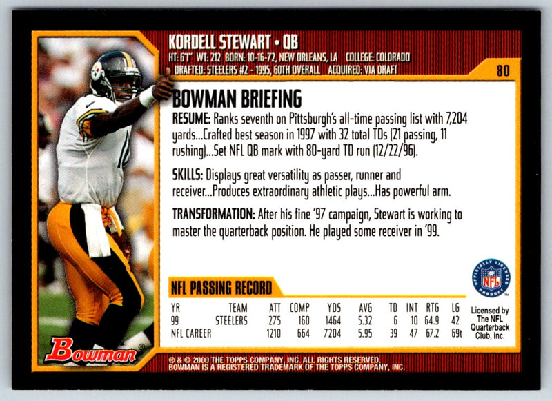 2000 Bowman Kordell Stewart