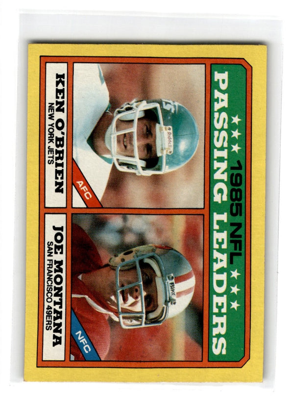 1986 Topps Joe Montana #1985
