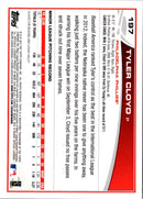 2013 Topps Tyler Cloyd