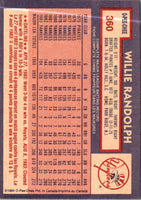 1984 O-Pee-Chee Willie Randolph #360