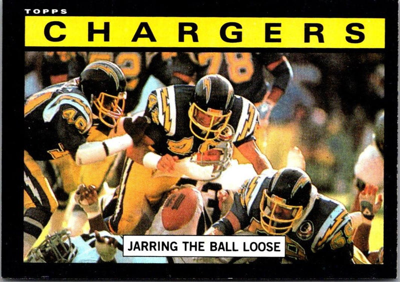 1985 Topps San Diego Chargers