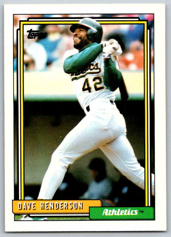 1992 Topps Dave Henderson #335