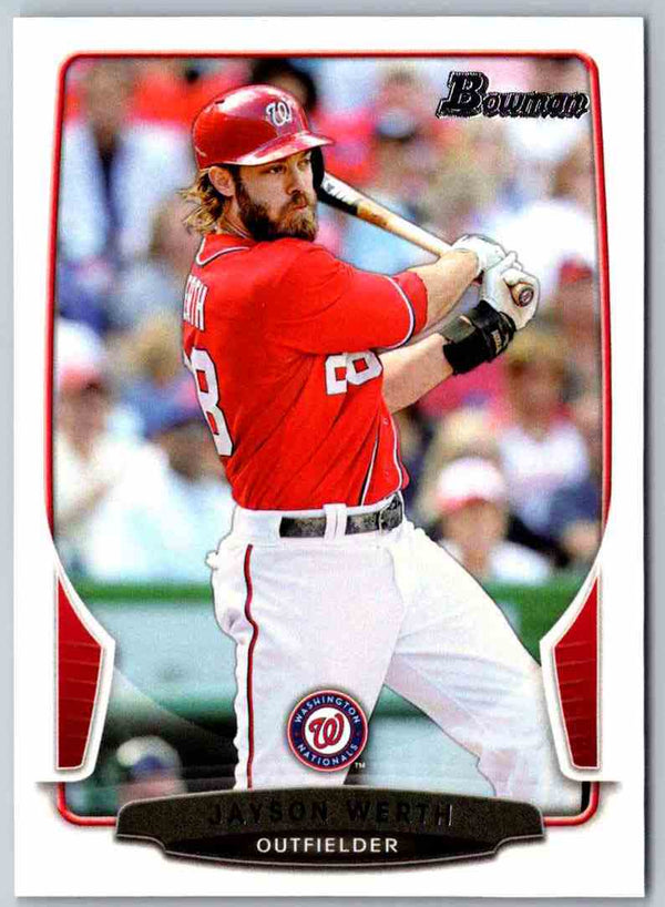 2013 Bowman Jayson Werth #138