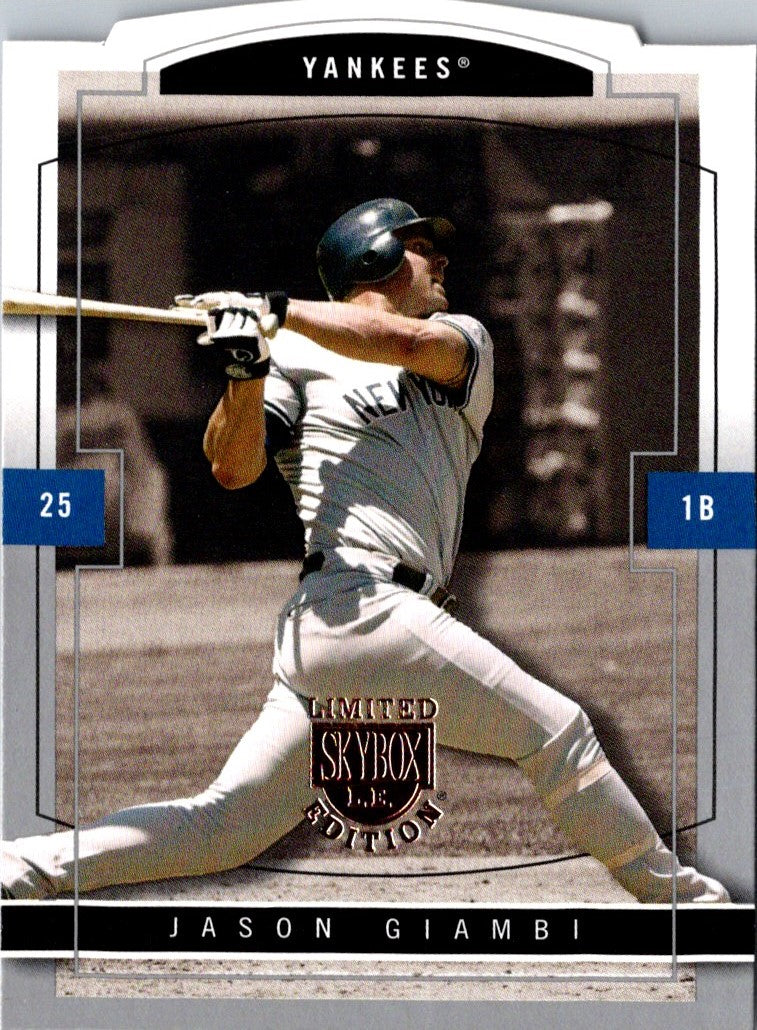 2004 SkyBox LE Jason Giambi