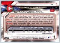 2018 Bowman Francisco Lindor #40