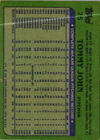 1982 Topps Tommy John #75