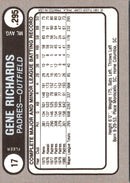 1981 Fleer Star Stickers Gene Richards