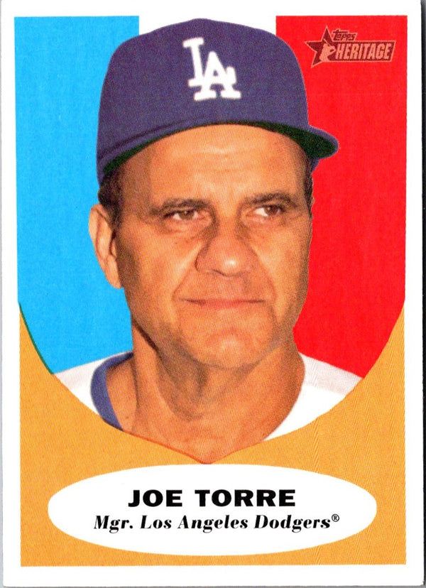 2010 Topps Heritage Joe Torre #136