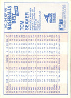 1986 Fleer Baseball's Best Sluggers vs. Pitchers Tom Seaver #34