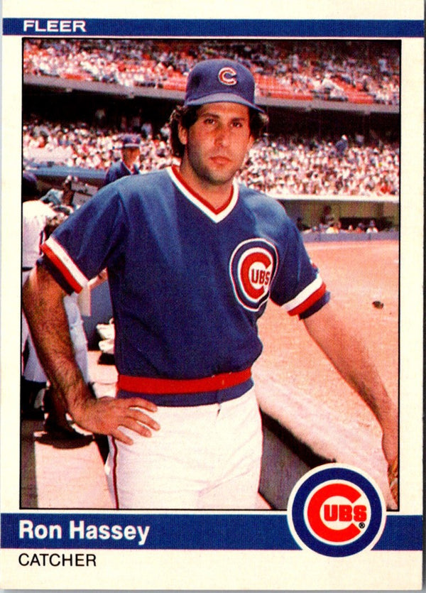 1984 Fleer Update Ron Hassey #U-49