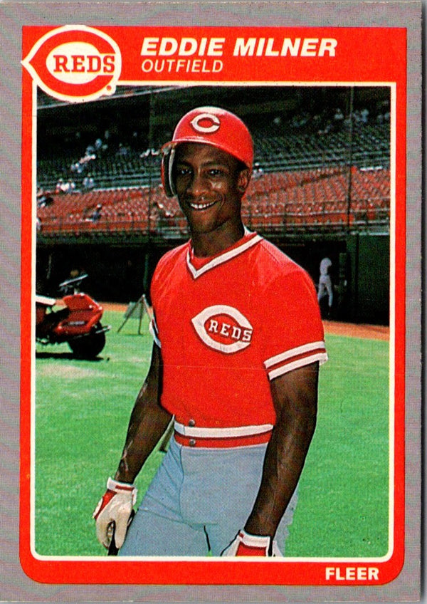 1985 Fleer Eddie Milner #541