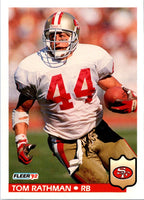 1992 Fleer Tom Rathman #382