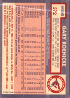 1984 O-Pee-Chee Gary Roenicke #372