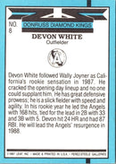 1987 Donruss The Rookies Devon White