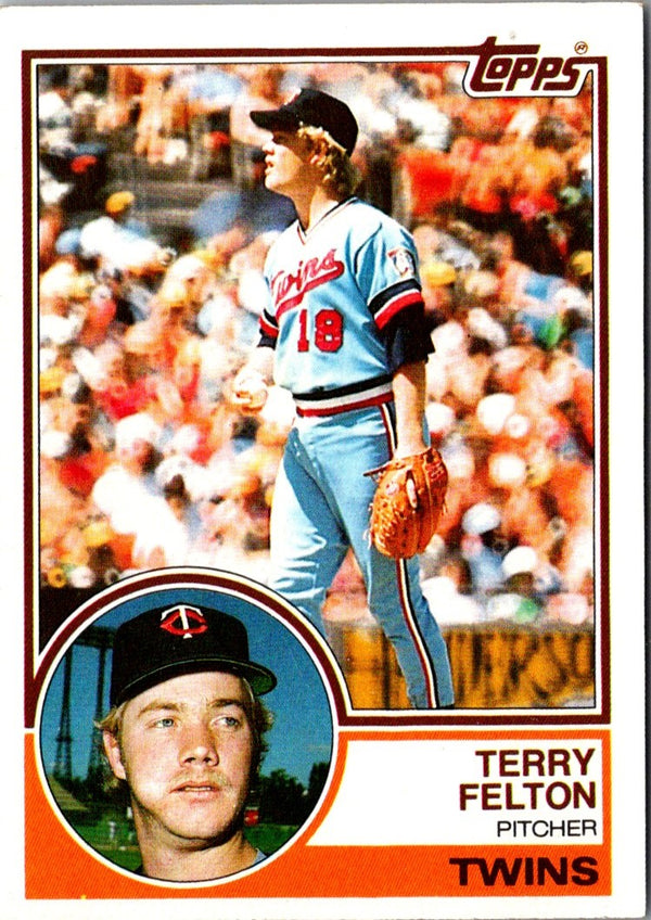 1983 Topps Terry Felton #181 Rookie