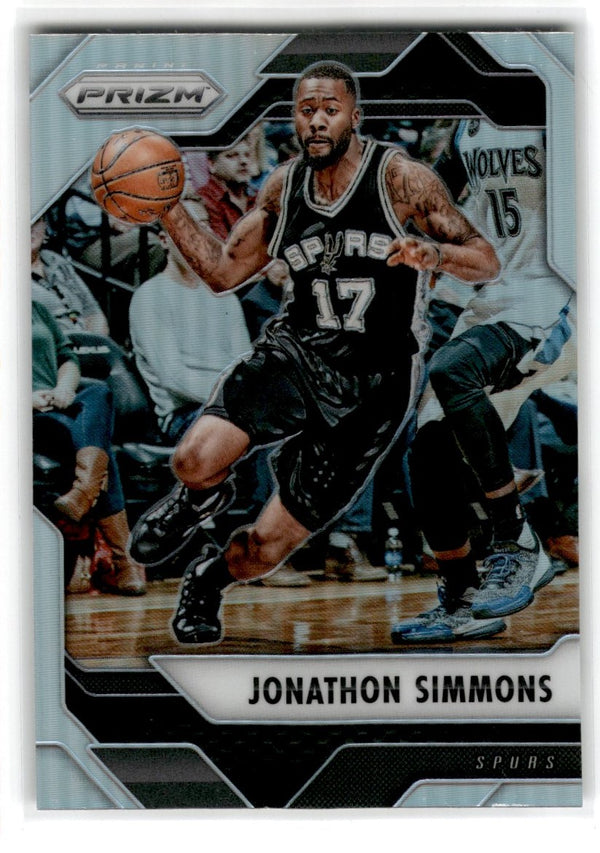 2015 Panini Spectra Freshman Fabrics Prizms Jonathon Simmons #15 /1