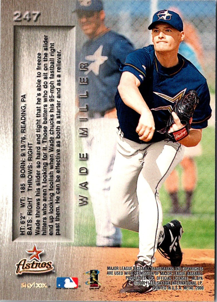 2000 Fleer Metal Wade Miller