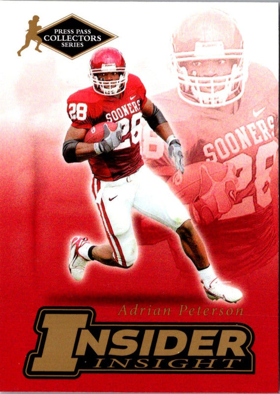2007 Press Pass SE Insider Insight Adrian Peterson #II-17