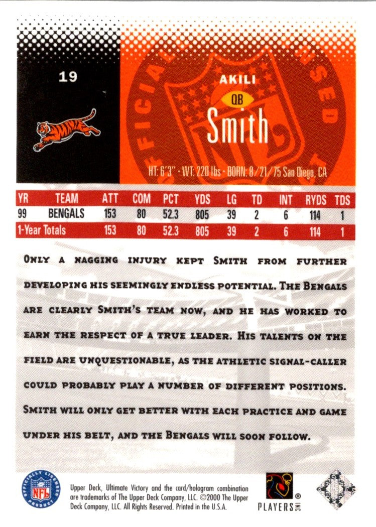 2000 Playoff Contenders Akili Smith