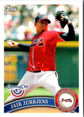 2011 Topps Opening Day Jair Jurrjens #34